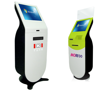 Equipped with 19-inch infrared touch screen, the choice of interrupter module, 8 cm thermal printers and other peripheral equipment.